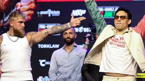 Julio César Chávez Jr. y Jake Paul tuvieron un primer y muy intenso cara a cara.