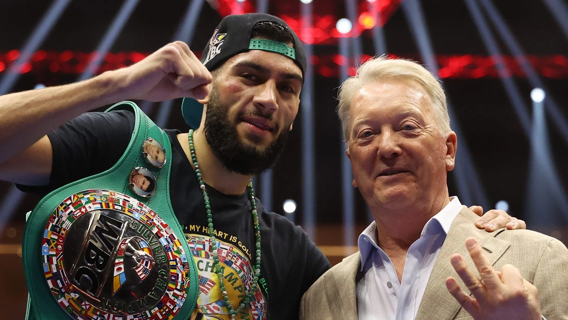 Hamzah Sheeraz parece el principal candidato para enfrentar a Canelo Álvarez. (GETTY IMAGES)