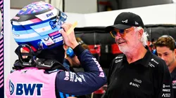 Flavio Briatore y Franco Colapinto en Imola