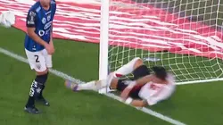 Maxi Meza sufrió una dura lesión durante el partido de River Plate por la Copa Libertadores