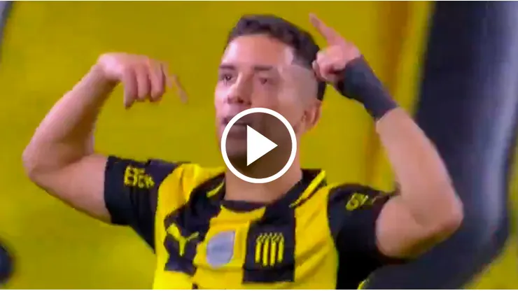 Leo Fernández y un golazo para Peñarol.