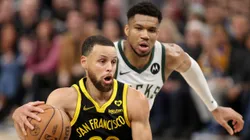 Giannis Antetokounmpo y Stephen Curry.