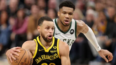 Giannis Antetokounmpo y Stephen Curry.