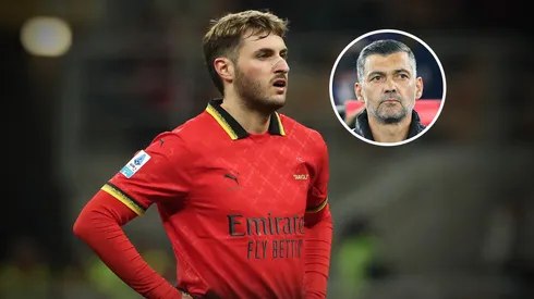 Santiago Giménez jugó 19 partidos con Milan en la temporada