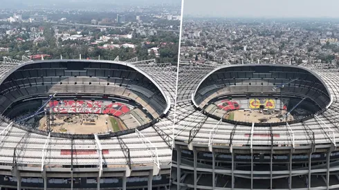 Las remodelaciones en el mítico Estadio Azteca
