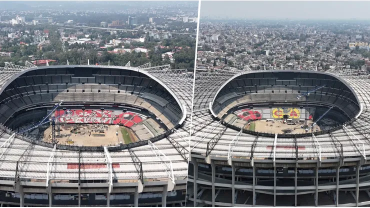 Las remodelaciones en el mítico Estadio Azteca