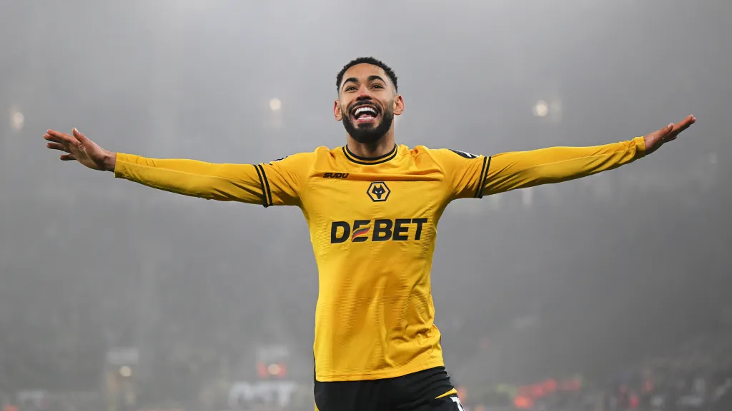 Matheus Cunha, delantero brasileño de Wolverhampton (GETTY IMAGES)