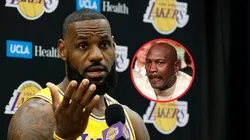 LeBron James y Michael Jordan.