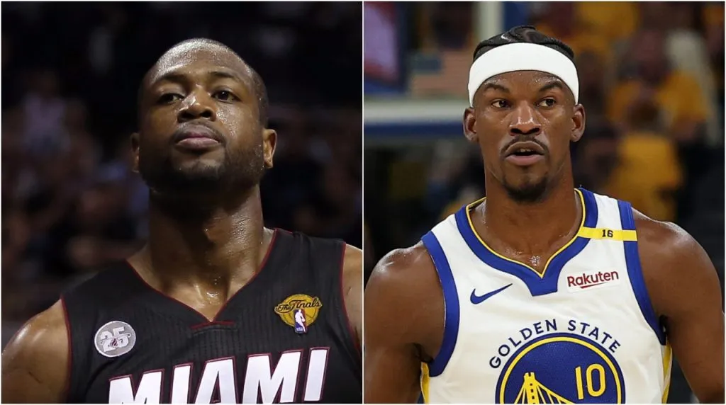 Dwyane Wade y Jimmy Butler. (Foto: Getty Images)