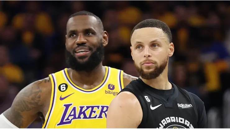 LeBron James y Stephen Curry.