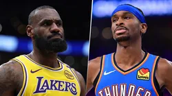 LeBron James y Shai Gilgeous-Alexander