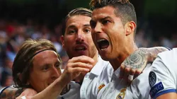 Luka Modric Sergio Ramos y Cristiano Ronaldo en Real Madrid