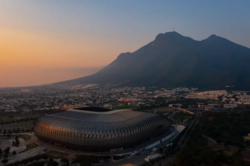 Imagen aérea del Estadio BBVA tomada esta semana [Foto: Getty]
