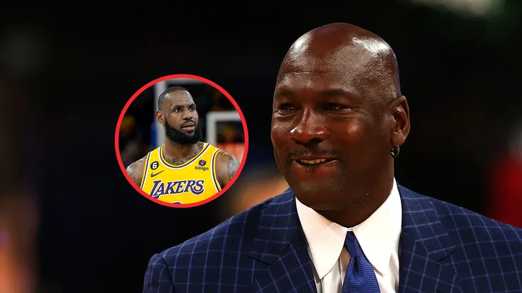 LeBron James y Michael Jordan.