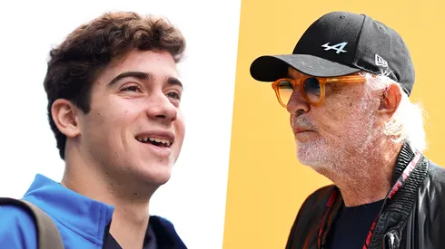 Franco Colapinto y Flavio Briatore