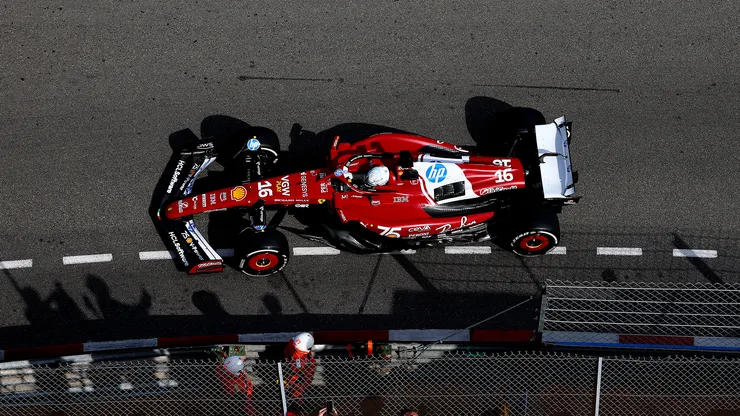 Charles Leclerc en el GP de Mónaco 2025