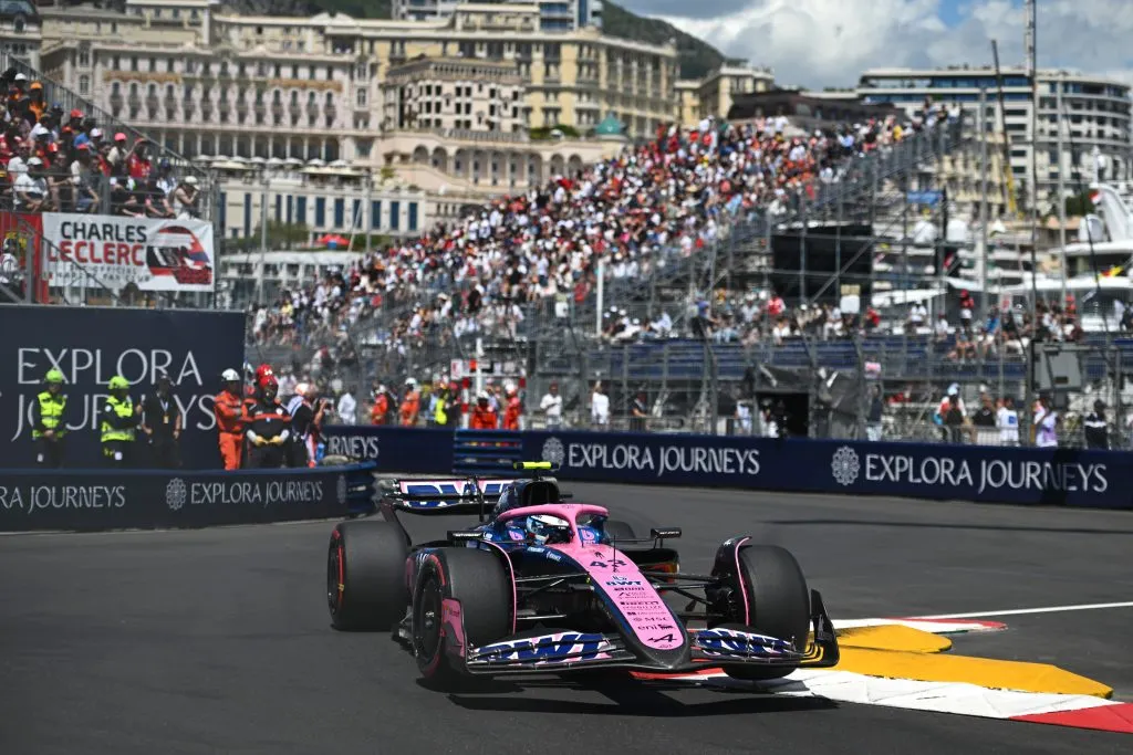 Franco Colapinto en el circuito de Mónaco (GETTY IMAGES)