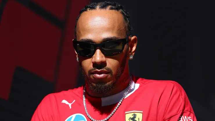Lewis Hamilton en Ferrari