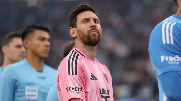 Lionel Messi con la playera del Inter Miami