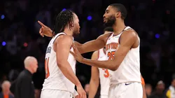 Jalen Brunson y Mikal Bridges