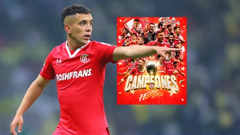 Leo Fernández saludó a Toluca tras el título