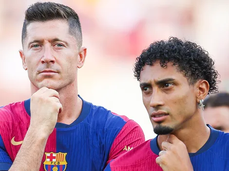 Mientras Lewandowski cobra 33 millones en Barcelona, esto ganará Raphinha con su renovación