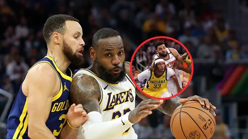 Stephen Curry, LeBron James, Myles Turner y Karl Anthony-Towns.