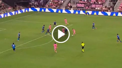 Messi abrió el marcador para el Inter ante Montreal.