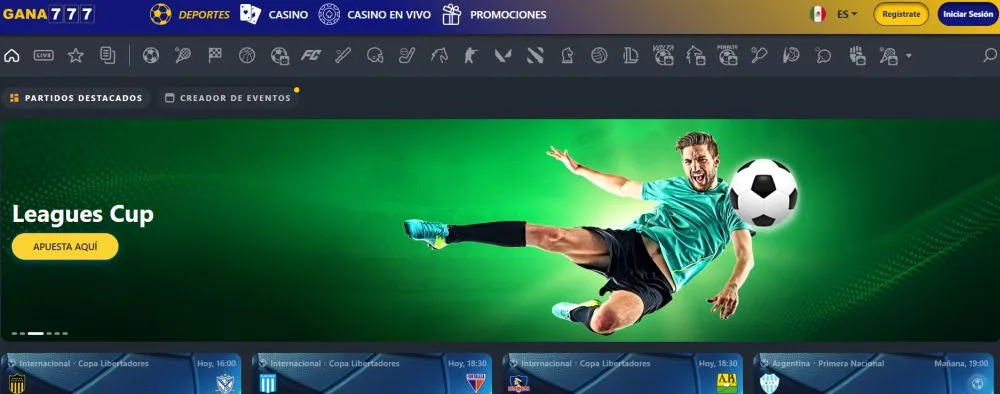 apuestas que puedes hacer con el bono Gana777