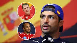 Carlos Sainz ignoró a Michael Schumacher y Lewis Hamilton en la elección del GOAT de la F1