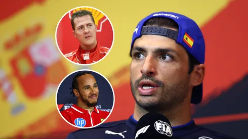 Carlos Sainz ignoró a Michael Schumacher y Lewis Hamilton en la elección del GOAT de la F1