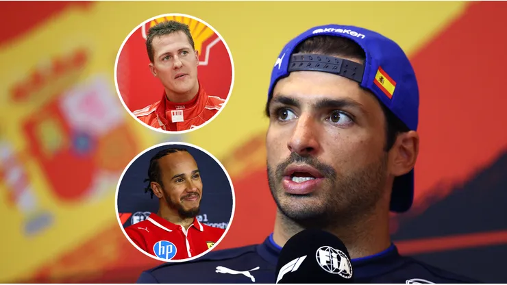 Carlos Sainz ignoró a Michael Schumacher y Lewis Hamilton en la elección del GOAT de la F1