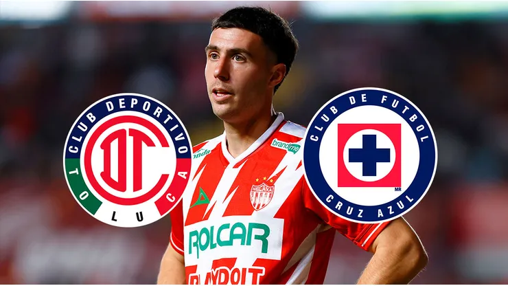 José Paradela, entre Toluca y Cruz Azul.