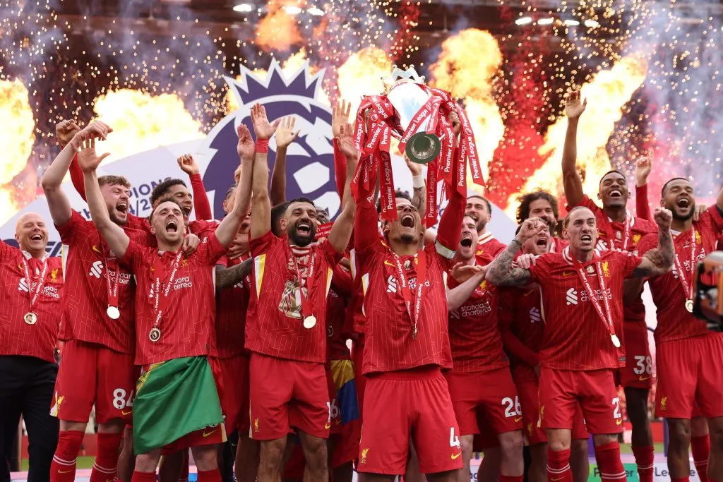 Liverpool volvió a ganar la Premier League tras cuatro temporadas de dominio de Manchester City. (Getty Images)