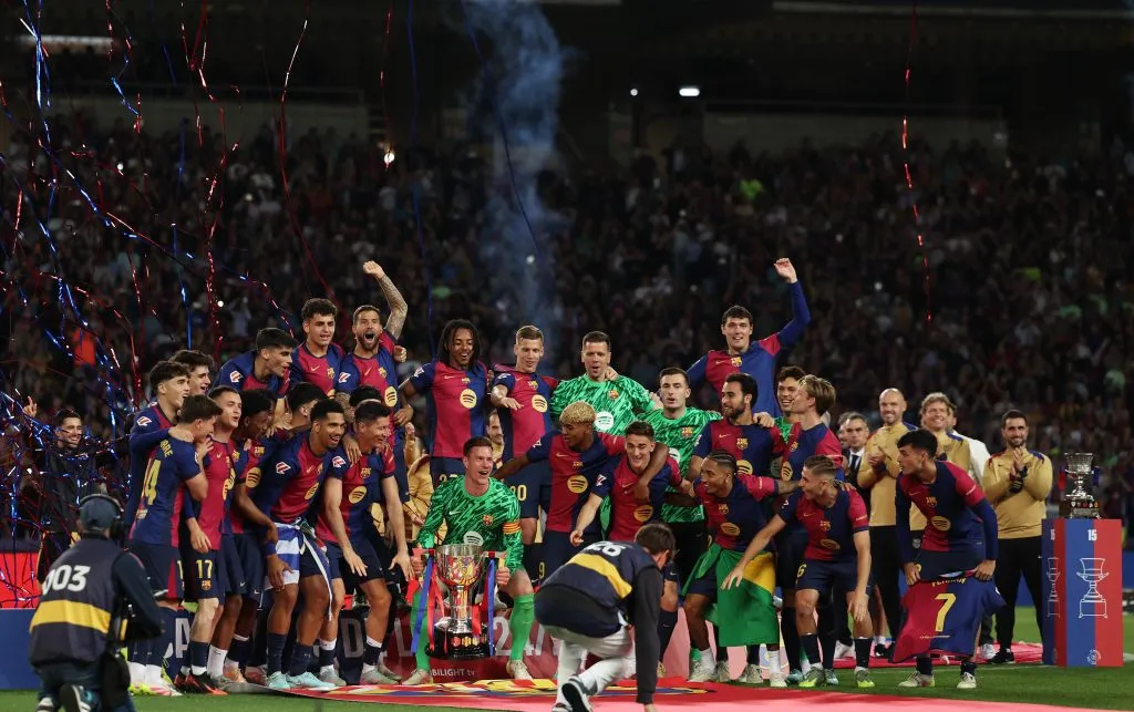 Barcelona le ganó la pulseada a Real Madrid por el título de LaLiga. (Getty Images)