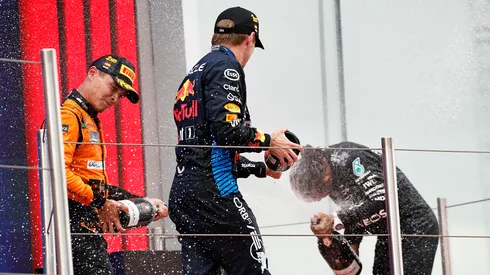 Podio del Gran Premio de España