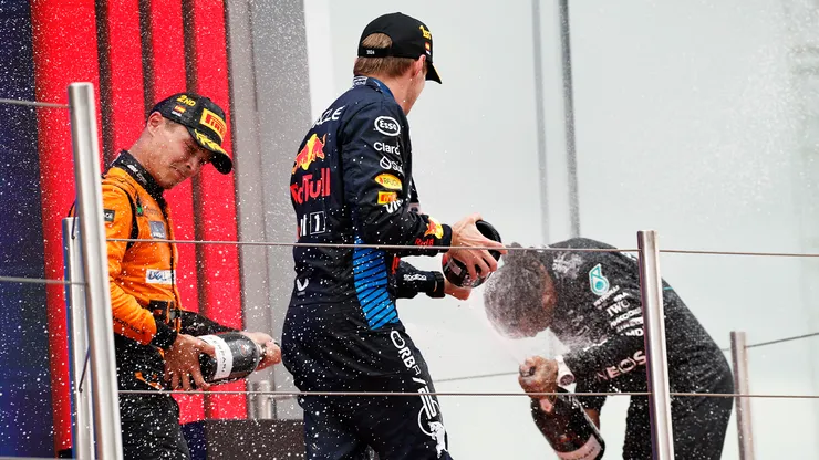 Podio del Gran Premio de España