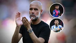 Pep Guardiola habló de Lionel Messi y Lamine Yamal