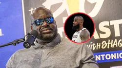 Shaquille O'Neal y LeBron James.