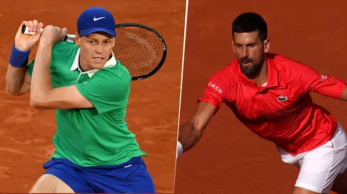 Jannik Sinner y Novak Djokovic se miden por las Semifinales del Grand Slam de Francia