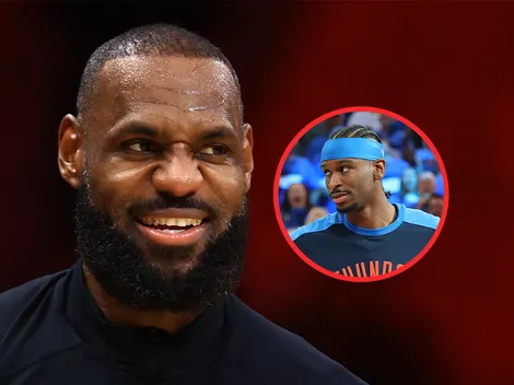 LeBron advierte a Gilgeous-Alexander por el nivel de Haliburton