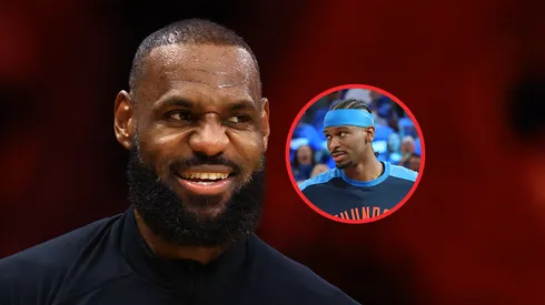 LeBron James y Shai Gilgeous-Alexander.