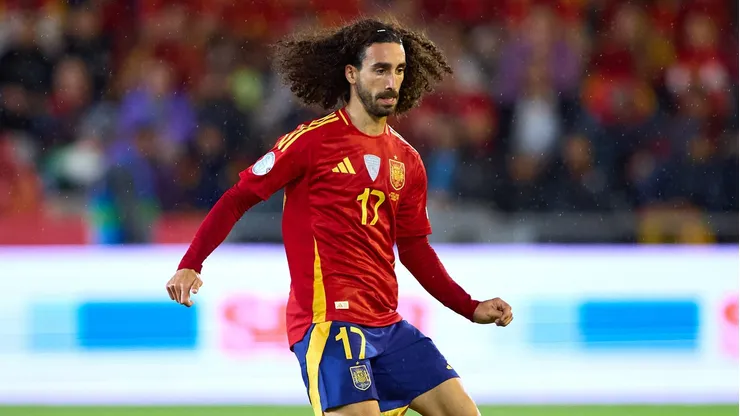 Marc Cucurella recibió silbidos por parte de los aficionados de Alemania
