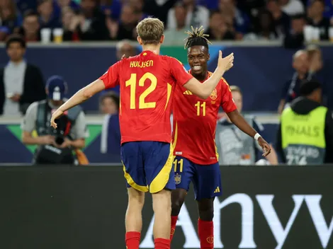 Nico Williams y Merino anotan dos goles en 5 minutos para el 2-0 de España ante Francia