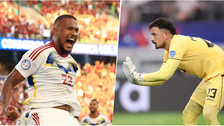 Salomón Rondón y Guillermo Viscarra, cara a cara.