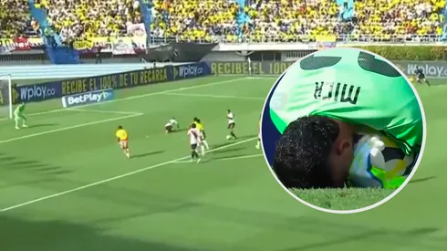 Kevin Mier, la figura de Colombia ante Perú.