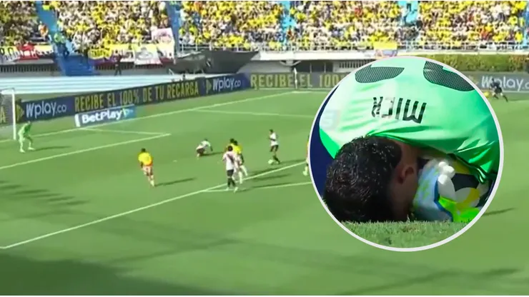 Kevin Mier, la figura de Colombia ante Perú.