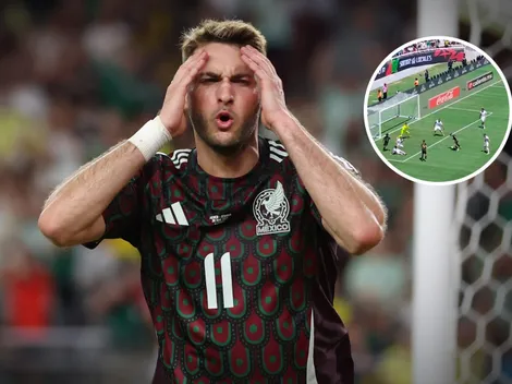 El increíble gol errado de Santiago Giménez en México vs. Suiza