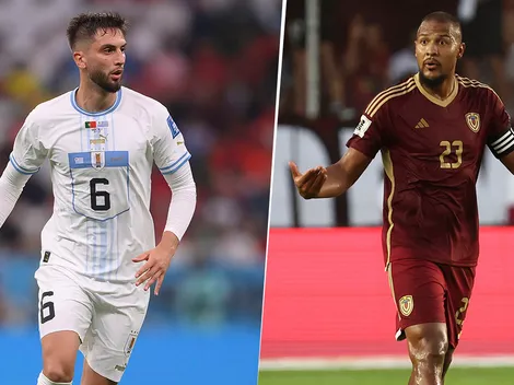 Las alineaciones de Uruguay vs. Venezuela por las Eliminatorias Conmebol