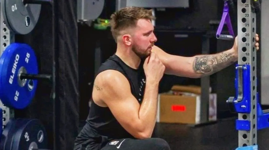 El cambio físico de Luka Doncic. (Foto: X / @iDude14)